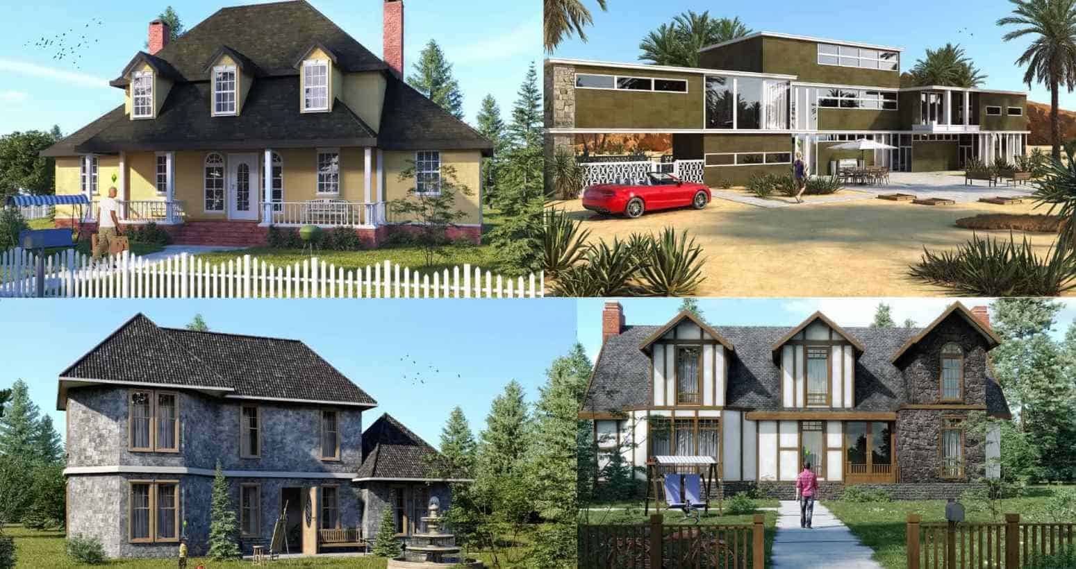 Sims 4 Houses Real Life Renders Pictures